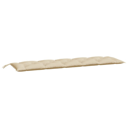 vidaXL Coussins de banc de jardin 2 pcs beige 180x50x7 cm tissu Oxford