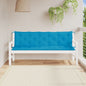 vidaXL Coussins de banc de jardin 2 pcs bleu clair tissu Oxford