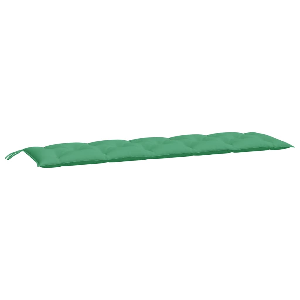 vidaXL Coussins de banc de jardin 2 pcs vert 180x50x7 cm tissu Oxford