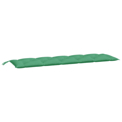 vidaXL Coussins de banc de jardin 2 pcs vert 180x50x7 cm tissu Oxford