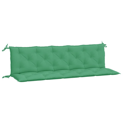 vidaXL Coussins de banc de jardin 2 pcs vert 180x50x7 cm tissu Oxford
