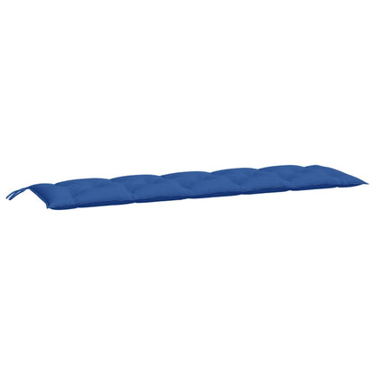 vidaXL Coussins de banc de jardin 2 pcs bleu 180x50x7 cm tissu Oxford