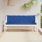 vidaXL Coussins de banc de jardin 2 pcs bleu 180x50x7 cm tissu Oxford