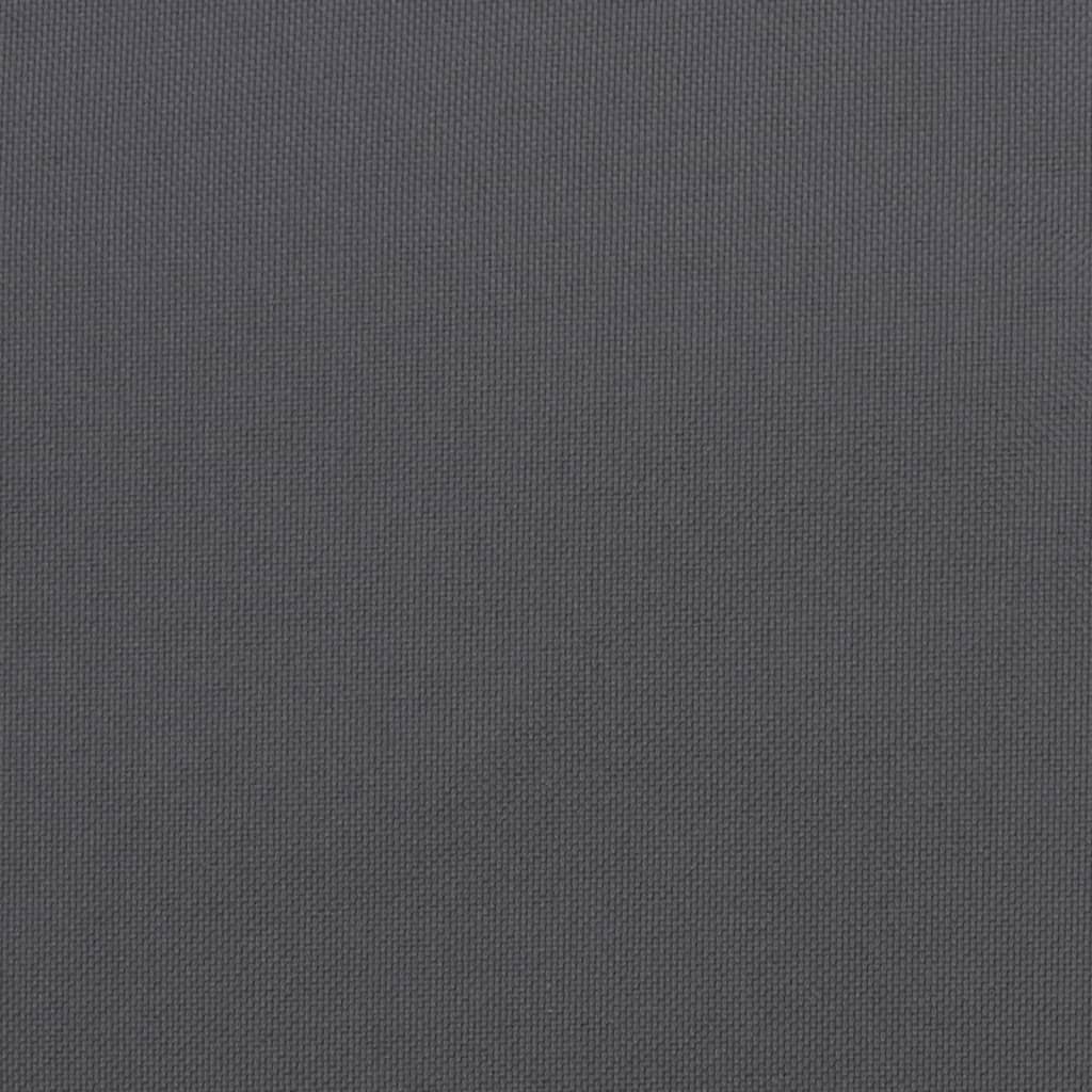 vidaXL Coussins de banc de jardin 2 pcs anthracite tissu Oxford