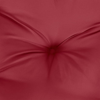 vidaXL Coussins de banc de jardin 2 pcs rouge bordeaux tissu Oxford