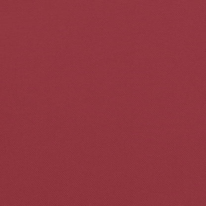 vidaXL Coussins de banc de jardin 2 pcs rouge bordeaux tissu Oxford