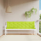 vidaXL Coussins de banc de jardin 2 pcs vert vif tissu Oxford