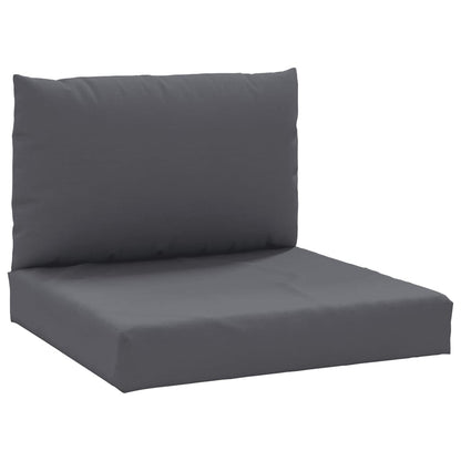 vidaXL Coussins de palette 2 pcs anthracite tissu oxford