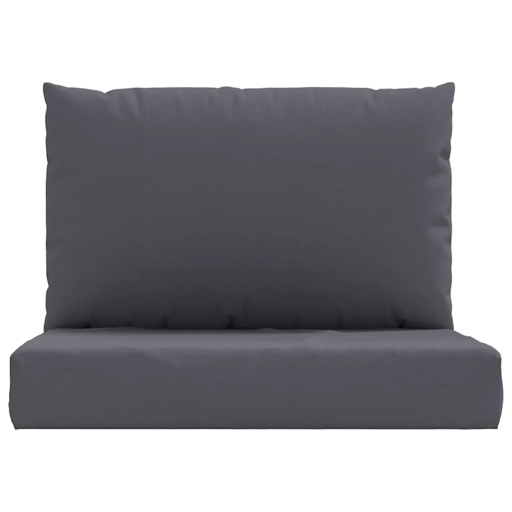 vidaXL Coussins de palette 2 pcs anthracite tissu oxford