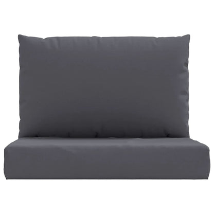 vidaXL Coussins de palette 2 pcs anthracite tissu oxford