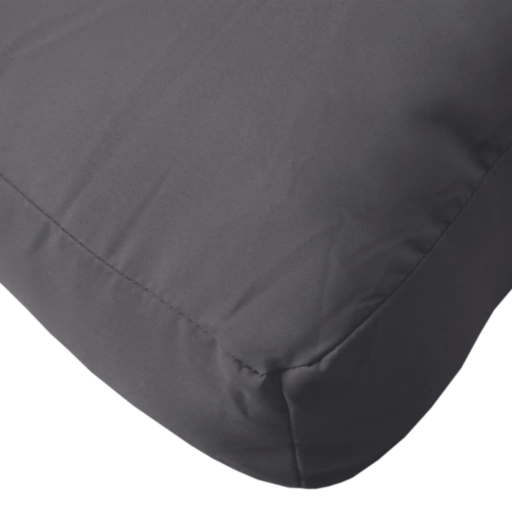 vidaXL Coussins de palette 2 pcs anthracite tissu oxford
