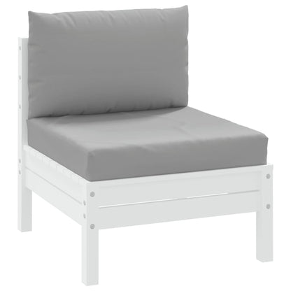 vidaXL Coussins de palette lot de 2 gris tissu oxford