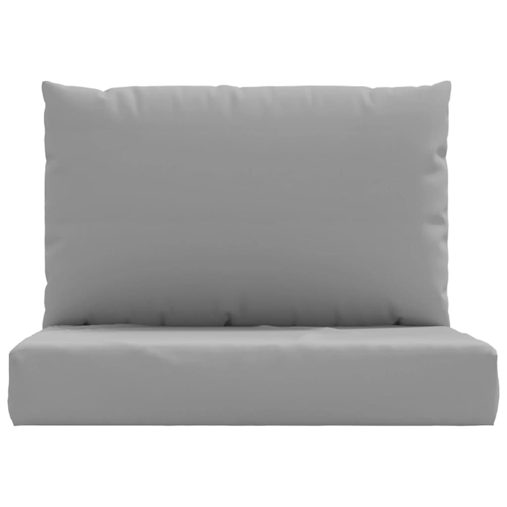 vidaXL Coussins de palette lot de 2 gris tissu oxford
