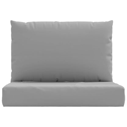 vidaXL Coussins de palette lot de 2 gris tissu oxford