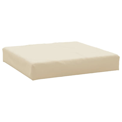 vidaXL Coussins de palette 2 pcs beige tissu oxford