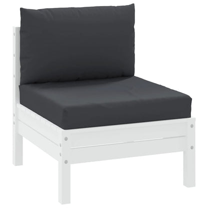 vidaXL Coussins de palette 2 pcs noir tissu oxford