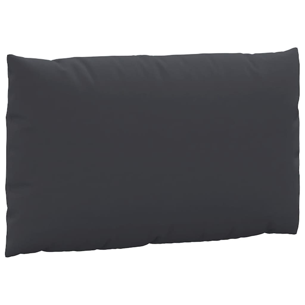 vidaXL Coussins de palette 2 pcs noir tissu oxford