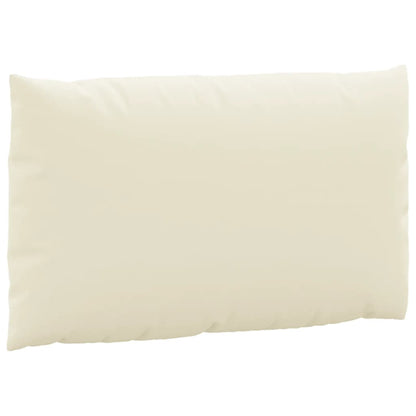 vidaXL Coussins de palette 3 pcs blanc crème tissu oxford