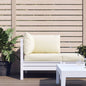 vidaXL Coussins de palette 3 pcs blanc crème tissu oxford