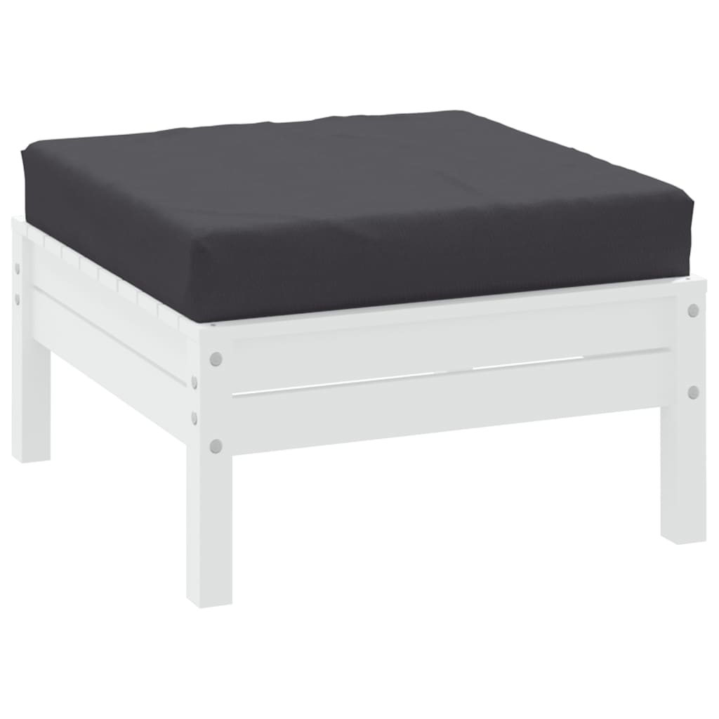 vidaXL Coussin de palette anthracite 60x60x8 cm tissu oxford