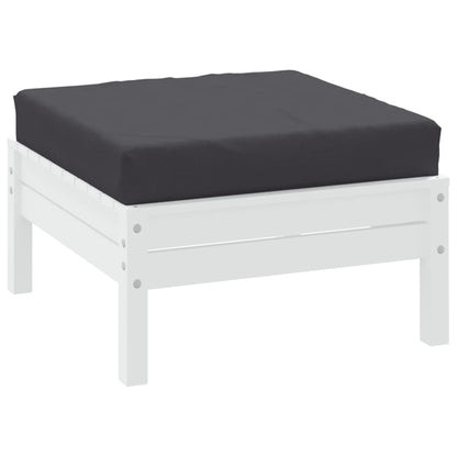 vidaXL Coussin de palette anthracite 60x60x8 cm tissu oxford