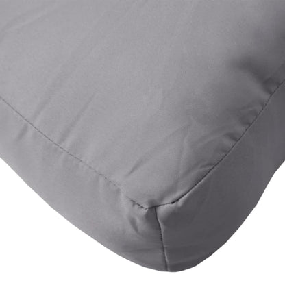 vidaXL Coussin de palette gris 60x60x8 cm tissu oxford