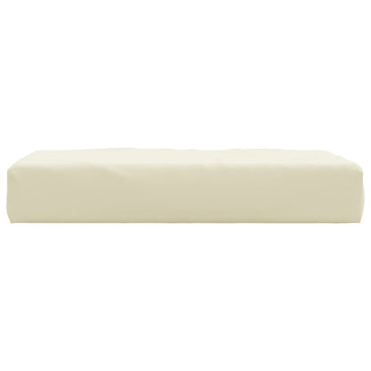 vidaXL Coussin de palette crème 60x60x8 cm tissu oxford