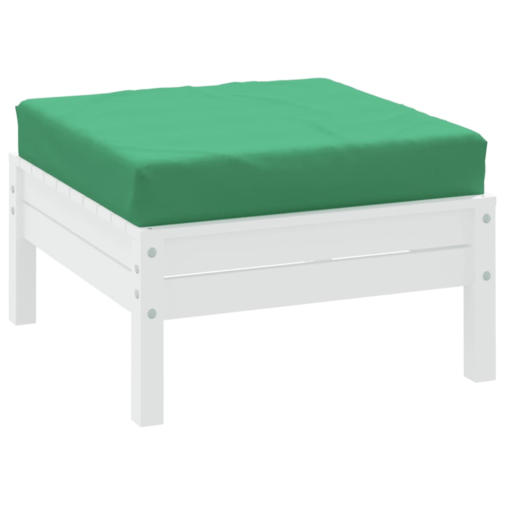 vidaXL Coussin de palette vert 60x60x8 cm tissu oxford