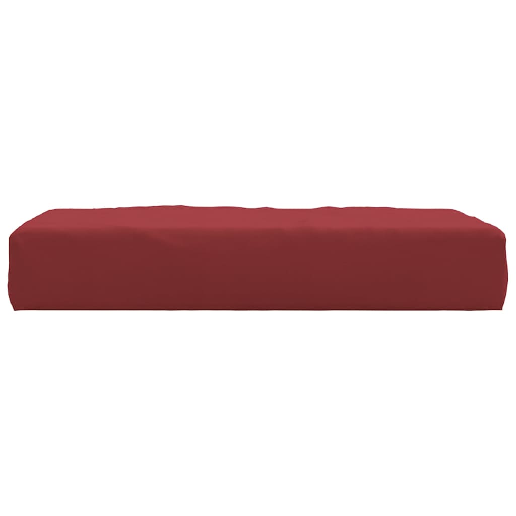 vidaXL Coussin de palette rouge bordeaux 60x60x8 cm tissu oxford