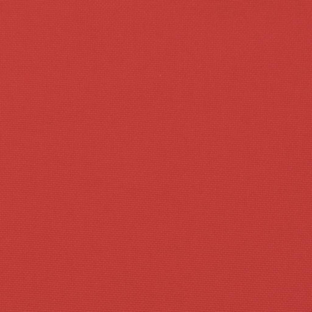 vidaXL Coussin de banc de jardin rouge 110x50x7 cm tissu oxford