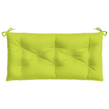 vidaXL Coussin de banc de jardin vert brillant 110x50x7cm tissu oxford