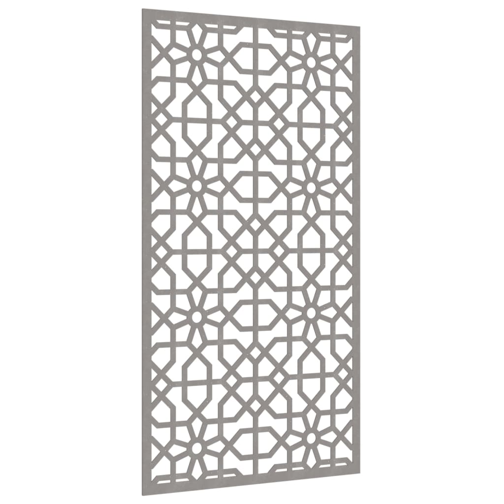 vidaXL Décoration murale jardin 105x55cm acier corten design mauresque
