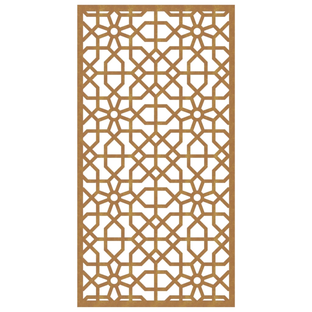 vidaXL Décoration murale jardin 105x55cm acier corten design mauresque