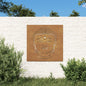vidaXL Décoration murale jardin 55x55 cm motif de tête de bouddha