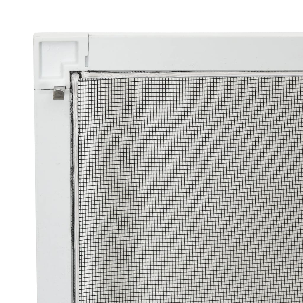 vidaXL Moustiquaire pour fenêtres Blanc 80x100 cm