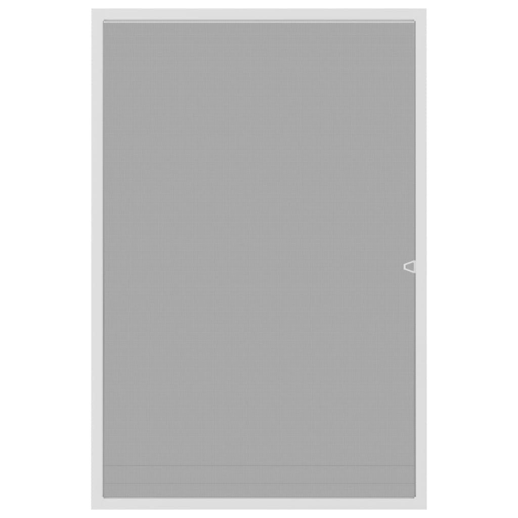 vidaXL Moustiquaire pour fenêtres Blanc 80x120 cm