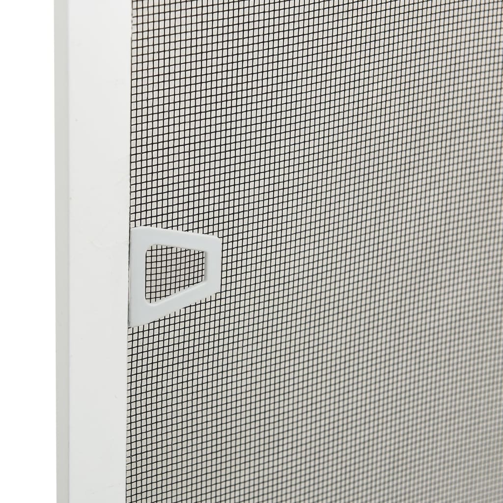 vidaXL Moustiquaire pour fenêtres Blanc 80x120 cm