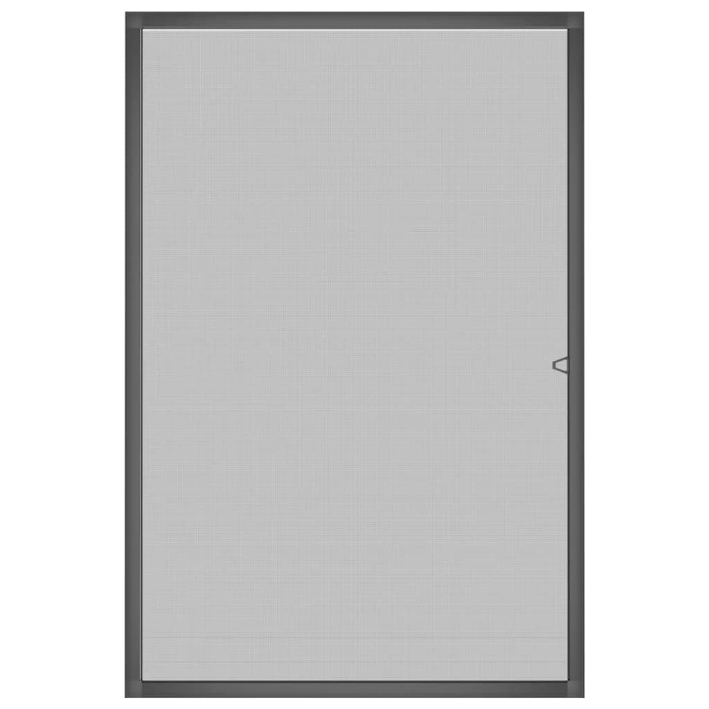 vidaXL Moustiquaire pour fenêtres Anthracite 80x120 cm
