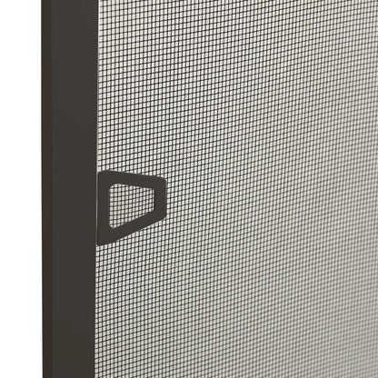 vidaXL Moustiquaire pour fenêtres Anthracite 80x120 cm
