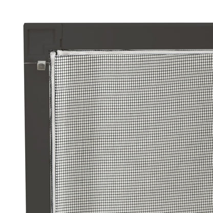 vidaXL Moustiquaire pour fenêtres Anthracite 80x120 cm