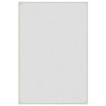 vidaXL Moustiquaire magnétique pour fenêtres blanc 80x120 cm