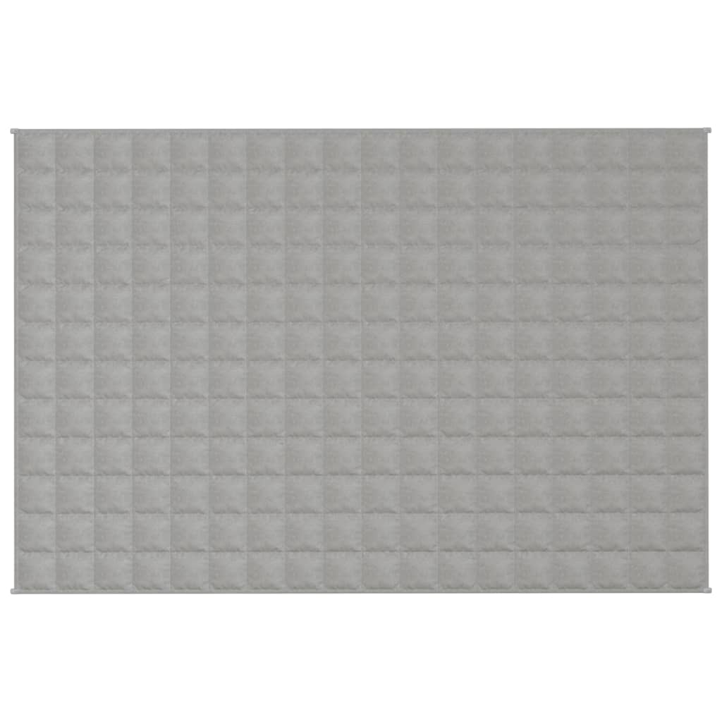 vidaXL Couverture lestée Gris 122x183 cm 9 kg Tissu