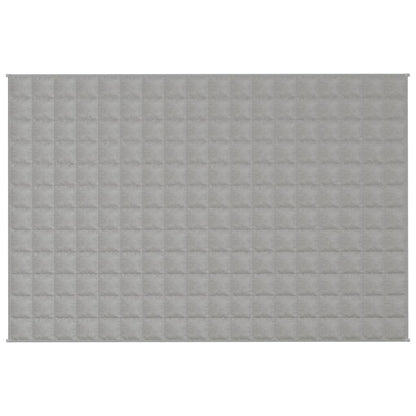 vidaXL Couverture lestée Gris 122x183 cm 9 kg Tissu