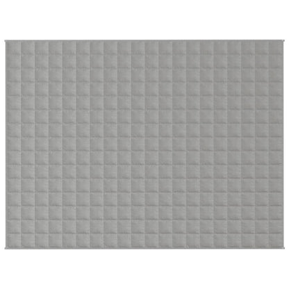 vidaXL Couverture lestée Gris 152x203 cm 11 kg Tissu