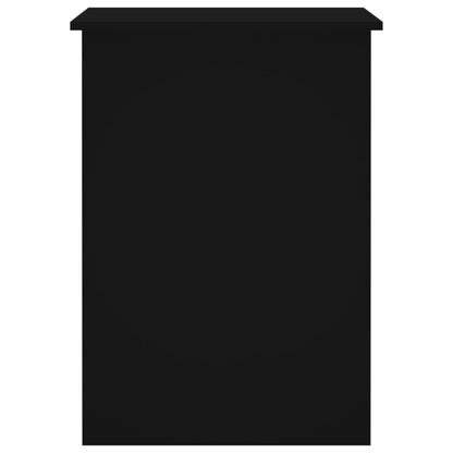 vidaXL Bureau Noir 100x55x75 cm Bois d'ingénierie