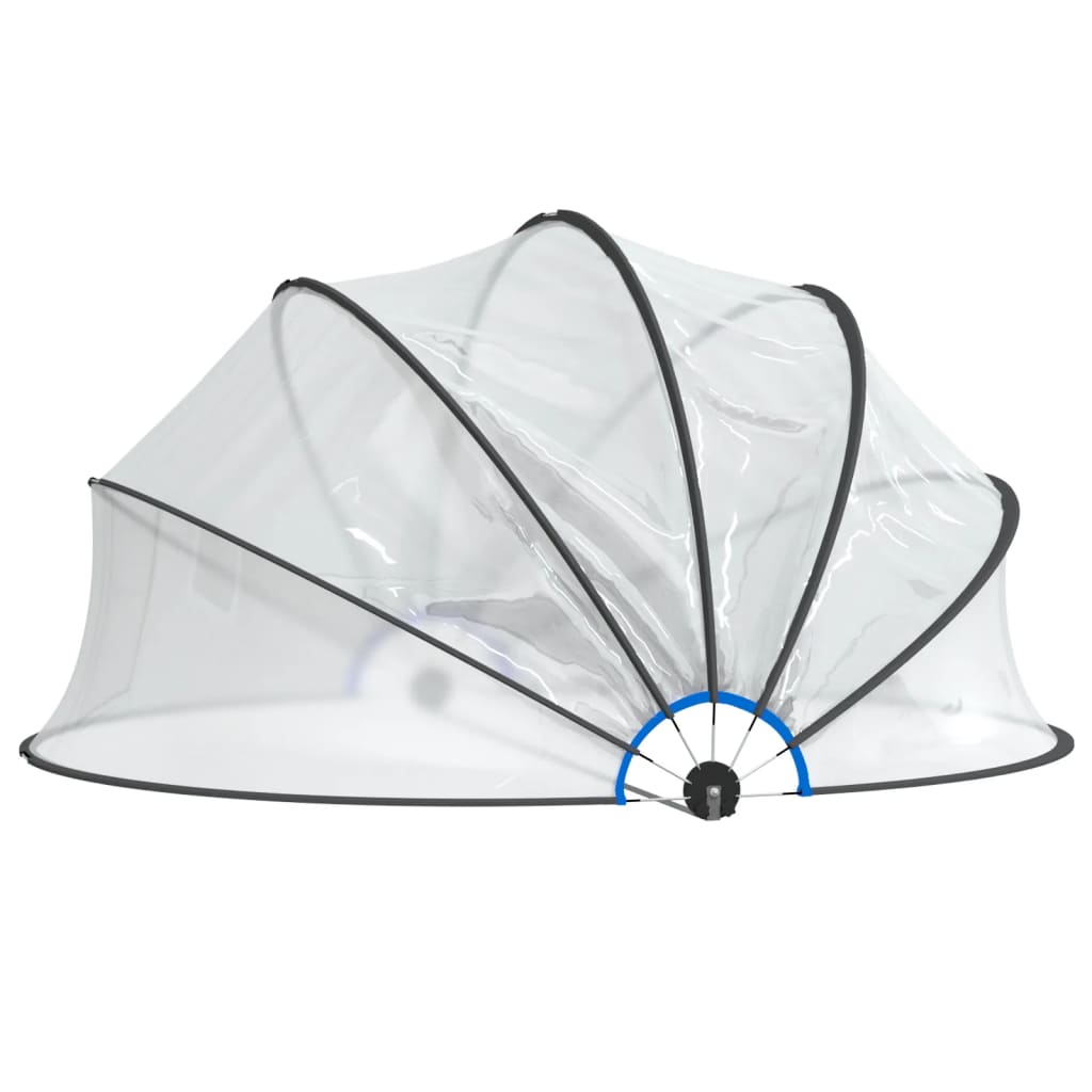 vidaXL Dôme de piscine rond 467x234 cm PVC