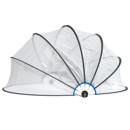 vidaXL Dôme de piscine rond 467x234 cm PVC