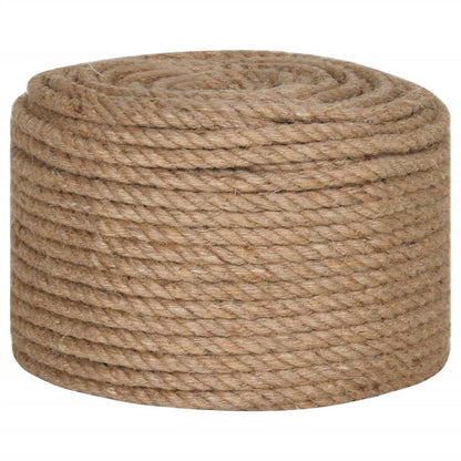 vidaXL Corde de jute 25 m de long 12 mm d'épaisseur