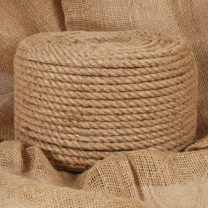 vidaXL Corde de jute 25 m de long 12 mm d'épaisseur