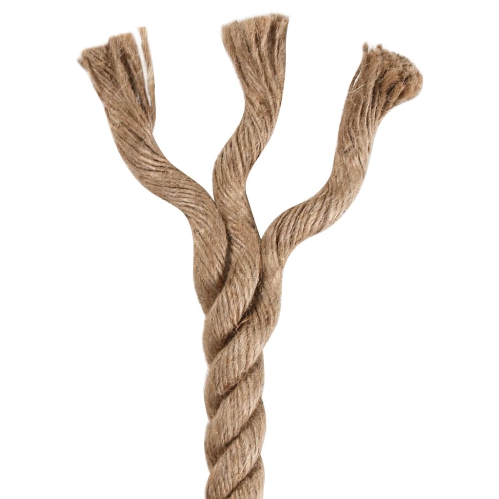 vidaXL Corde de jute 50 m de long 12 mm d'épaisseur